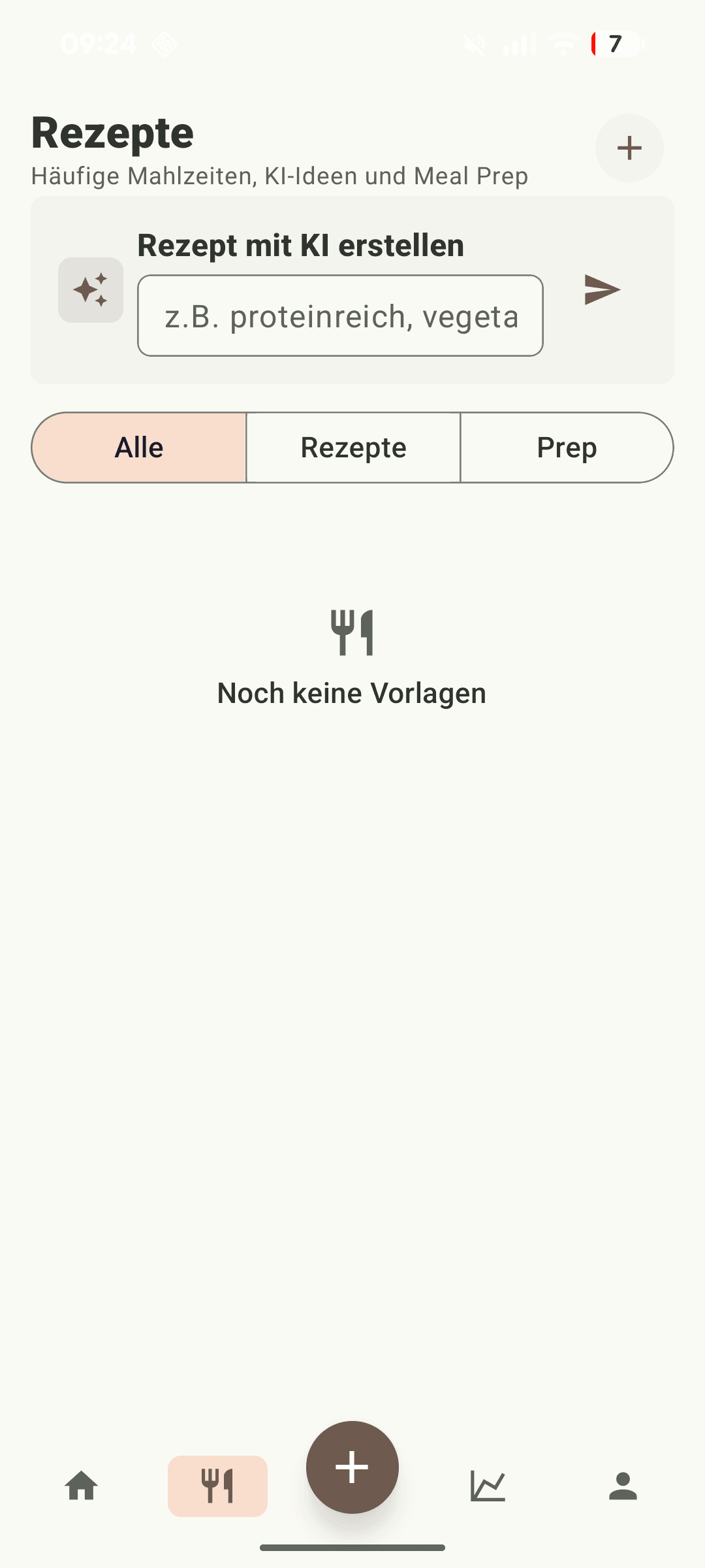 Emira, Recipes: Meals you cook again, saved once and logged as a portion of the whole.
